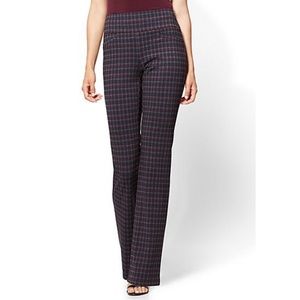 NWT New York & Company XS Plaid Pull On Pants